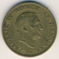 Дания 1 крона 1949 год