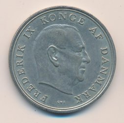 Дания 5 крон 1971 год