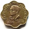 Филиппины 5 сентимо 1976 год