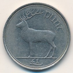 Ирландия 1 фунт 1998 год - Благородный олень (Cervus elephus)