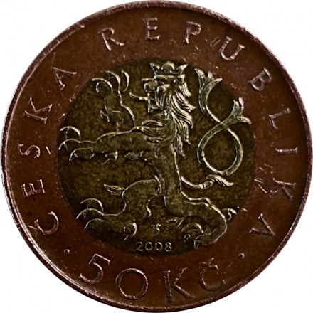 Чехия 50 крон 2008 год