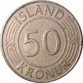 Исландия 50 крон 1976 год