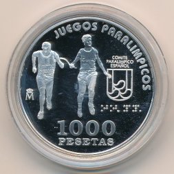 Испания 1000 песет 2000 год