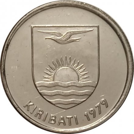 Кирибати 5 центов 1979 год - Геккон (магнитная)