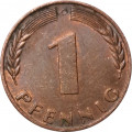 ФРГ 1 пфенниг 1967 год - G