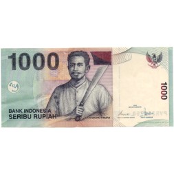 Индонезия 1000 рупий 2000 год - Капитан Паттимура (Томас Матулеси). Молуккские острова - VF