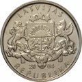 Латвия 1 лат 2004 год - Гриб