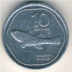 Филиппины 10 сентимо 1983 год
