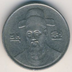 Южная Корея 100 вон 1993 год