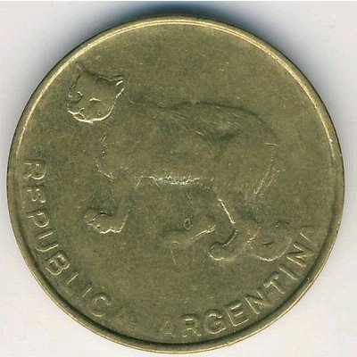 Аргентина 5 сентаво 1988 год