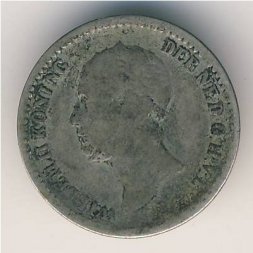 Нидерланды 10 центов 1849 год