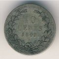 Нидерланды 10 центов 1849 год