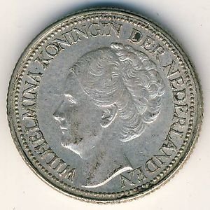 Нидерланды 25 центов 1939 год