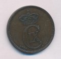 Дания 5 эре 1906 год - Король Кристиан IX