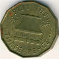 Фиджи 3 пенса 1958 год