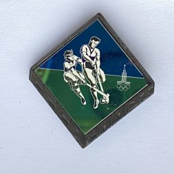 Значок. Олимпиада. Москва 80. Хоккей на траве