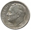 США 1 дайм (10 центов) 1951 год - Рузвельт (S)