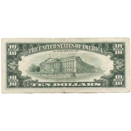 США 10 долларов 1995 год - F - VF