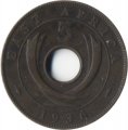 Восточная Африка 5 центов 1936 год - Георг V