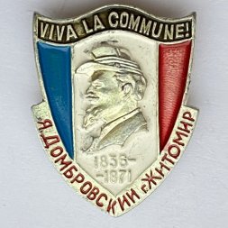 Значок. Я. Домбровский г. Житомир