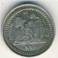 Гватемала 1/2 реала 1879 год