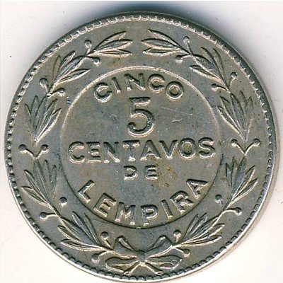 Гондурас 5 сентаво 1949 год
