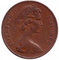 Фиджи 2 цента 1980 год