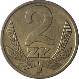 Польша 2 злотых 1975 год