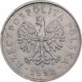 Польша 1 злотый 1992 год