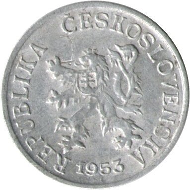 Чехословакия 1 геллер 1953 год