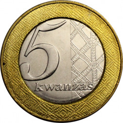 Ангола 5 кванза 2012 год