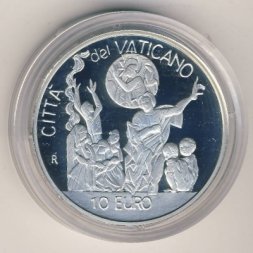 Ватикан 10 евро 2002 год