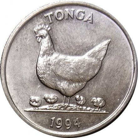 Тонга 5 сенити 1994 год
