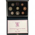 Набор из 8 монет и жетона Великобритания 1984 год (жесткий, в планшете) proof