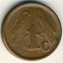 ЮАР 1 цент 1990 год