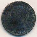 Великобритания 1 фартинг 1848 год