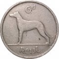 Ирландия 6 пенсов 1942 год