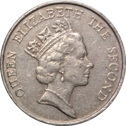 Гонконг 5 долларов 1985 год