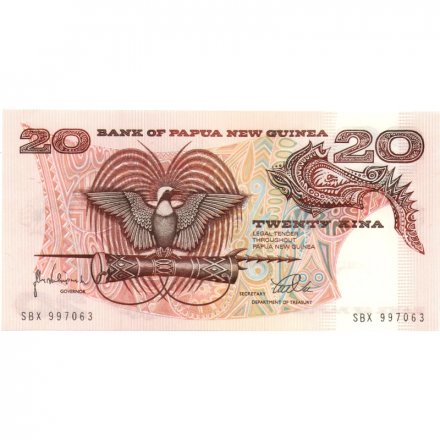 Папуа - Новая Гвинея 20 кина 1998 год - UNC