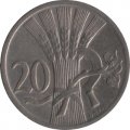 Чехословакия 20 геллеров 1928 год