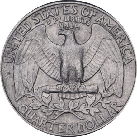 США 25 центов (1/4 доллара) 1981 год - Джордж Вашингтон (D)