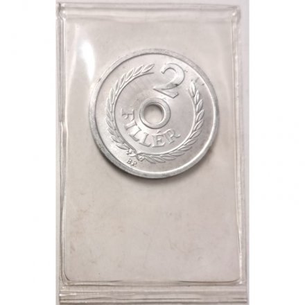 Венгрия 2 филлера 1991 год UNC