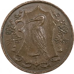 Остров Мэн 1 пенни 1986 год