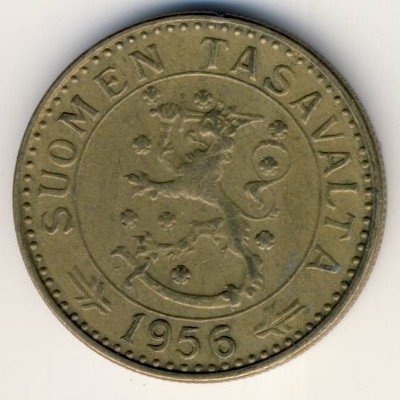 Финляндия 20 марок 1956 год