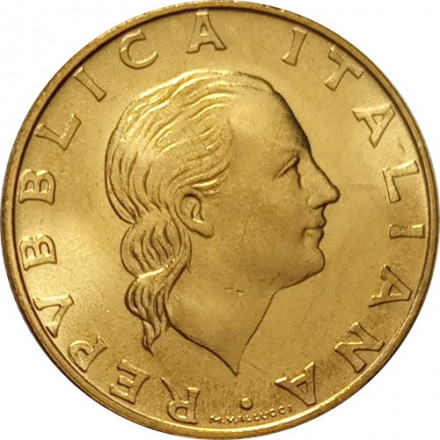 Италия 200 лир 1997 год - 100 лет Итальянской морской лиги UNC