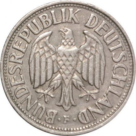 ФРГ 1 марка 1964 год (F)