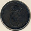 Дания 2 эре 1883 год