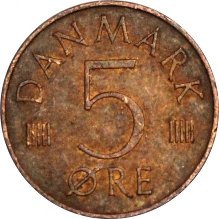 Дания 5 эре 1978 год - Королева Маргрете II