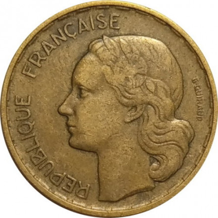 Франция 20 франков 1952 год (без отметки МД)