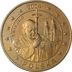 Польша 5 евро 2004 год - Проба